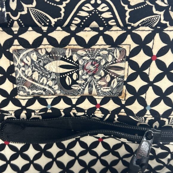 Vera Bradley Grand Weekender Travel Hand Bag-Barcelona Pattern 14x10x6 - Picture 6 of 8
